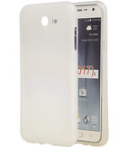 Hoesje voor Samsung Galaxy J7 2017 / Pro TPU back case transparant Wit