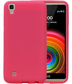 Roze Zand TPU back case cover voor Hoesje voor LG X Power K220