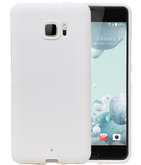 Wit Zand TPU back case cover voor Hoesje voor HTC U Ultra