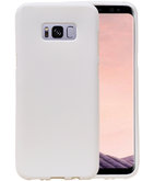 Wit Zand TPU back case cover voor Hoesje voor Samsung Galaxy S8+ Plus