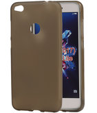Hoesje voor Huawei P8 Lite 2017 / P9 Lite 2017 TPU back case transparant Grijs