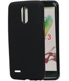Hoesje voor LG Stylus 3 TPU back case Zwart