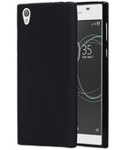 Hoesje voor Sony Xperia L1 TPU back case Zwart