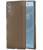 Hoesje voor Sony Xperia XZ / XZs TPU Transparant Grijs