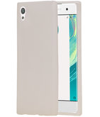 Hoesje voor Sony Xperia XZ Premium TPU back case transparant Wit