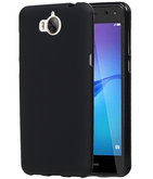 Hoesje voor Huawei Y5 2017 / Y5 III TPU back case Zwart