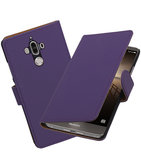 Hoesje voor Huawei Mate 9 Effen booktype Paars