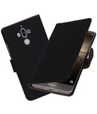 Hoesje voor Huawei Mate 9 Effen booktype Zwart