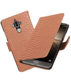 Hoesje voor Huawei Mate 9 Slang booktype Roze