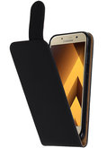 Hoesje voor Samsung Galaxy A5 2016 Effen Classic TPU flip Zwart
