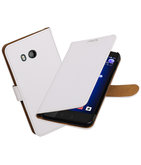 Hoesje voor HTC U11 Effen booktype Wit