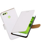 Hoesje voor Huawei nova 2 Effen booktype Wit