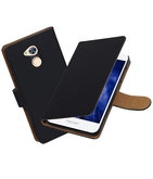 Hoesje voor Huawei Honor 6A Effen booktype Zwart