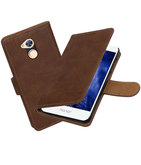 Hoesje voor Huawei Honor 6A Hout booktype Bruin
