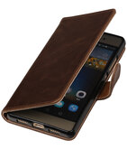 Hoesje voor Sony Xperia XA1 Pull-Up booktype Mocca