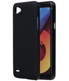 Hoesje voor LG Q6 TPU back case Zwart