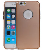 Hoesje voor Apple iPhone 6 / 6s Design TPU back case Goud
