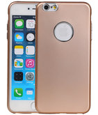 Hoesje voor Apple iPhone 6 Plus / 6s Plus Design TPU back case Goud