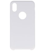 Hoesje voor Apple iPhone X Premium TPU back case Wit