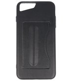 Hoesje voor Apple iPhone 7 Plus / 8 Plus Stand TPU back case Zwart