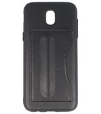Hoesje voor Samsung Galaxy J5 2017 Stand TPU back case Zwart