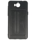 Hoesje voor Huawei Y5 2017 Stand TPU back case Zwart
