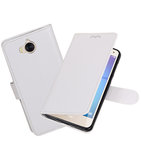 Wit Portemonnee booktype Hoesje voor Huawei Y5 2017 / Y6 2017