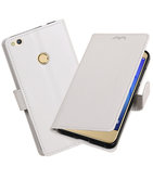 Wit Portemonnee booktype Hoesje voor Huawei P8 Lite 2017 / P9 Lite 2017