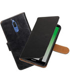 Hoesje voor Huawei Mate 10 Lite Pull-Up booktype zwart