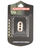 Hoesje voor Apple iPhone X camera lens cover Goud