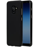 Zwart TPU back case cover Hoesje voor Samsung Galaxy A5 / A8 2018