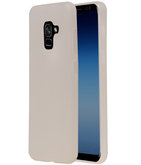 Wit TPU back case cover Hoesje voor Samsung Galaxy A5 / A8 2018
