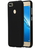 Zwart TPU back case cover Hoesje voor Huawei P9 Lite Mini / Y6 Pro 2017
