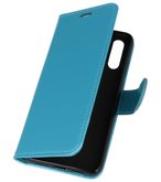 Turquoise Wallet Case Hoesje voor Huawei P20