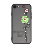 Groen Love Forever back case Hoesje voor Apple iPhone 7 / 8