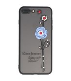 Blauw Love Forever back case Hoesje voor Apple iPhone 7 Plus / 8 Plus
