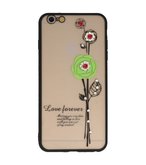 Groen Love Forever back case Hoesje voor Apple iPhone 6 Plus / 6s Plus