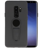 Zwart Magneet Stand Case hoesje voor Samsung Galaxy S9 Plus