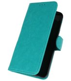 Groen booktype wallet case Hoesje voor Samsung Galaxy J7 2018