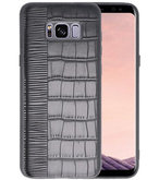 Croco Zwart hard case hoesje voor Samsung Galaxy S8 Plus