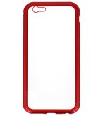 Rood Transparant Magnetisch Back Cover Hoesje voor Apple iPhone 6 / 6s