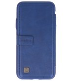 Blauw Back Cover Book Design Hoesje voor iPhone X