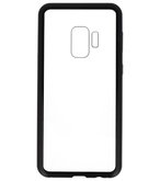Zwart Transparant Magnetisch Back Cover Hoesje voor Samsung Galaxy S9