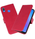 Roze Bookstyle Wallet Cases Hoesje voor Huawei P Smart Plus
