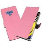 Roze Wallet Cases Hoesje voor Samsung Galaxy Note 9