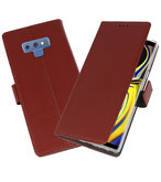 Bruin Wallet Cases Hoesje voor Samsung Galaxy Note 9