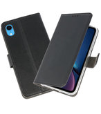 Zwart Wallet Cases Hoesje voor iPhone XR