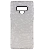 Grijze Geometric Style Siliconen Hoesje Galaxy Note 9