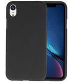 Color TPU Hoesje voor iPhone XR Zwart
