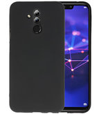 Color TPU Hoesje voor Huawei Mate 20 Lite Zwart